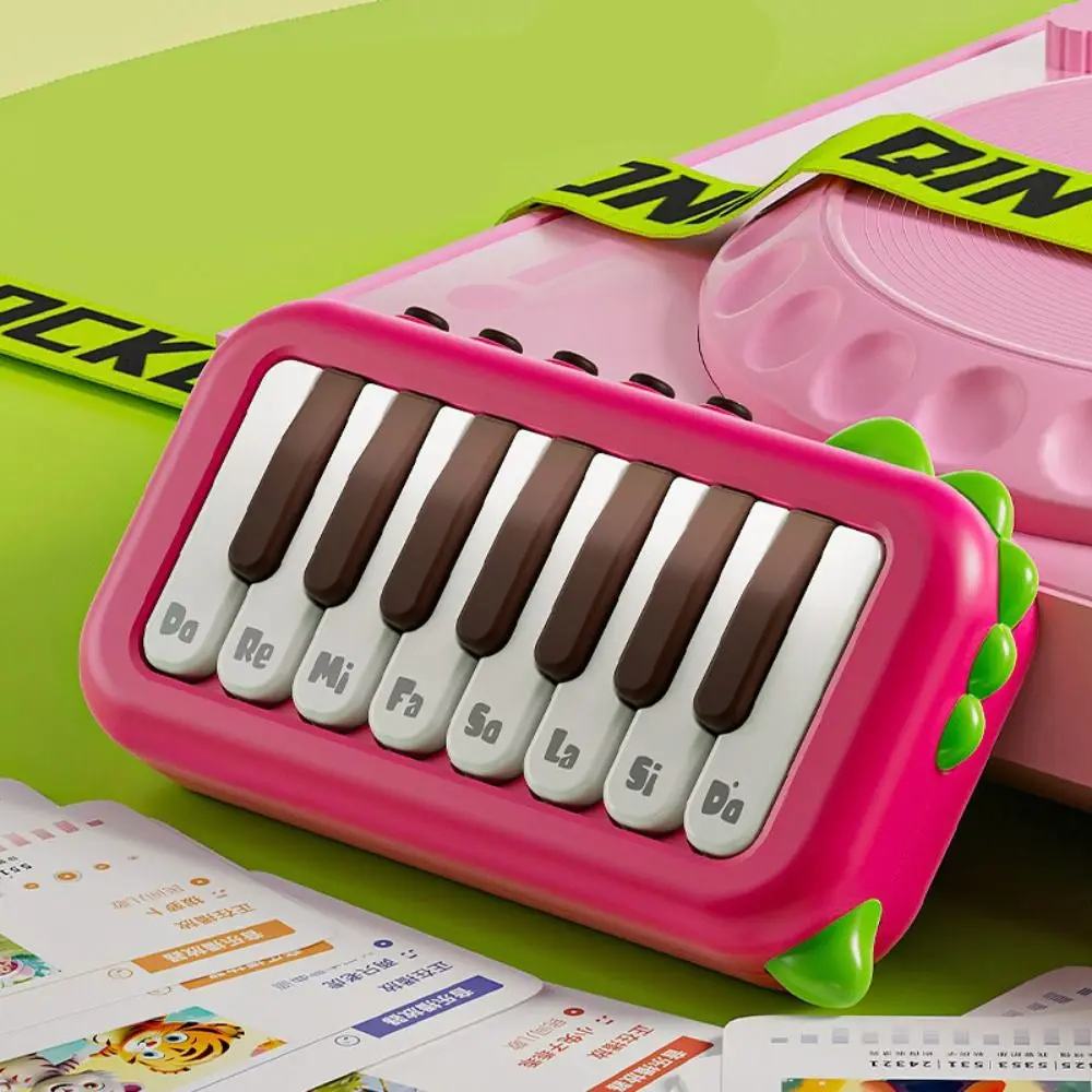 Musical Kids Electronic Piano Toy Learning Music Pink Pocket Piano Keyboard Toy Electronic Organ Early Educational