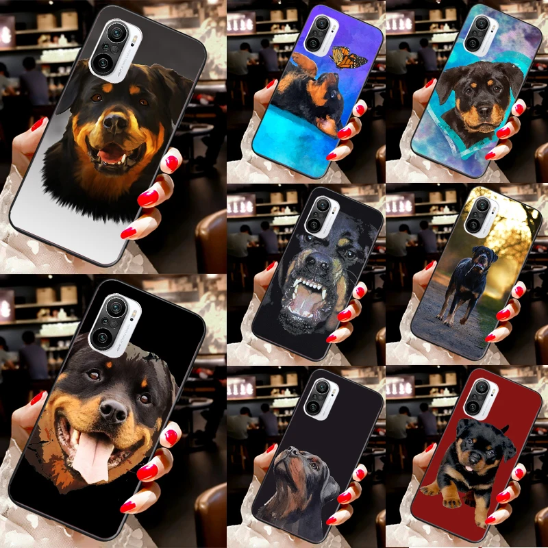 Rottweiler Dog Case For POCO F5 X3 X4 X5 Pro C40 M4 M5s F3 F4 GT Cover For Xiaomi 13 12 Lite 11T 12T Pro