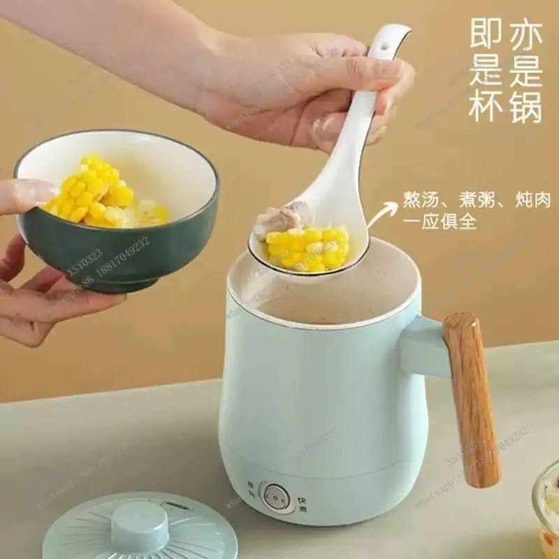 200W Low Power Electric Health Cup Mini Heating Kettle for Tea Cooking Dormitory Use