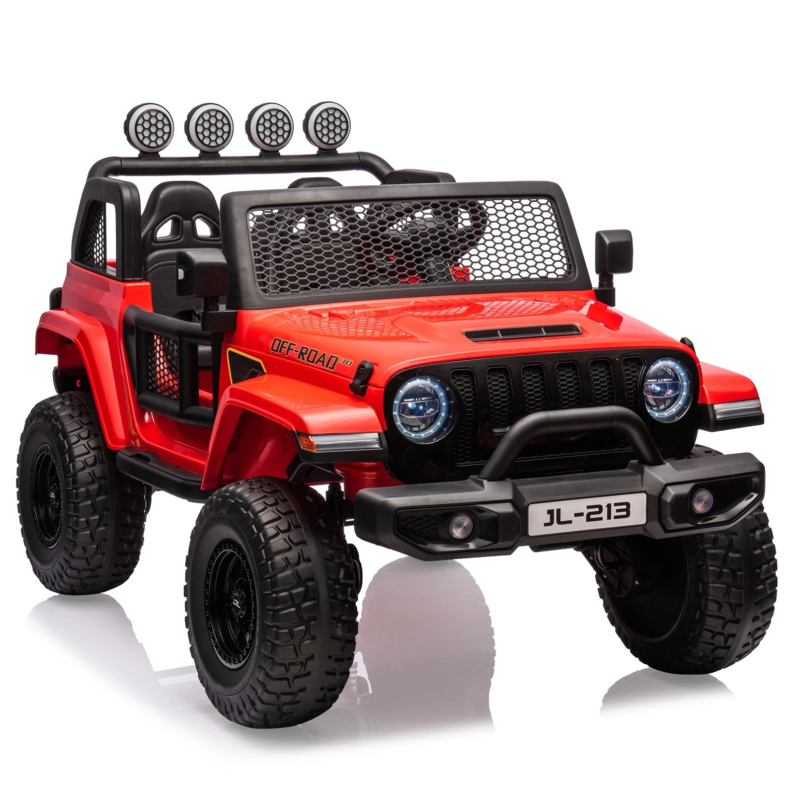24V 7AH Kids Ride on Truck Car 2 Seater Electric Vehicles 2WD/4WD Switchable Battery Powered Cars with Remote Control