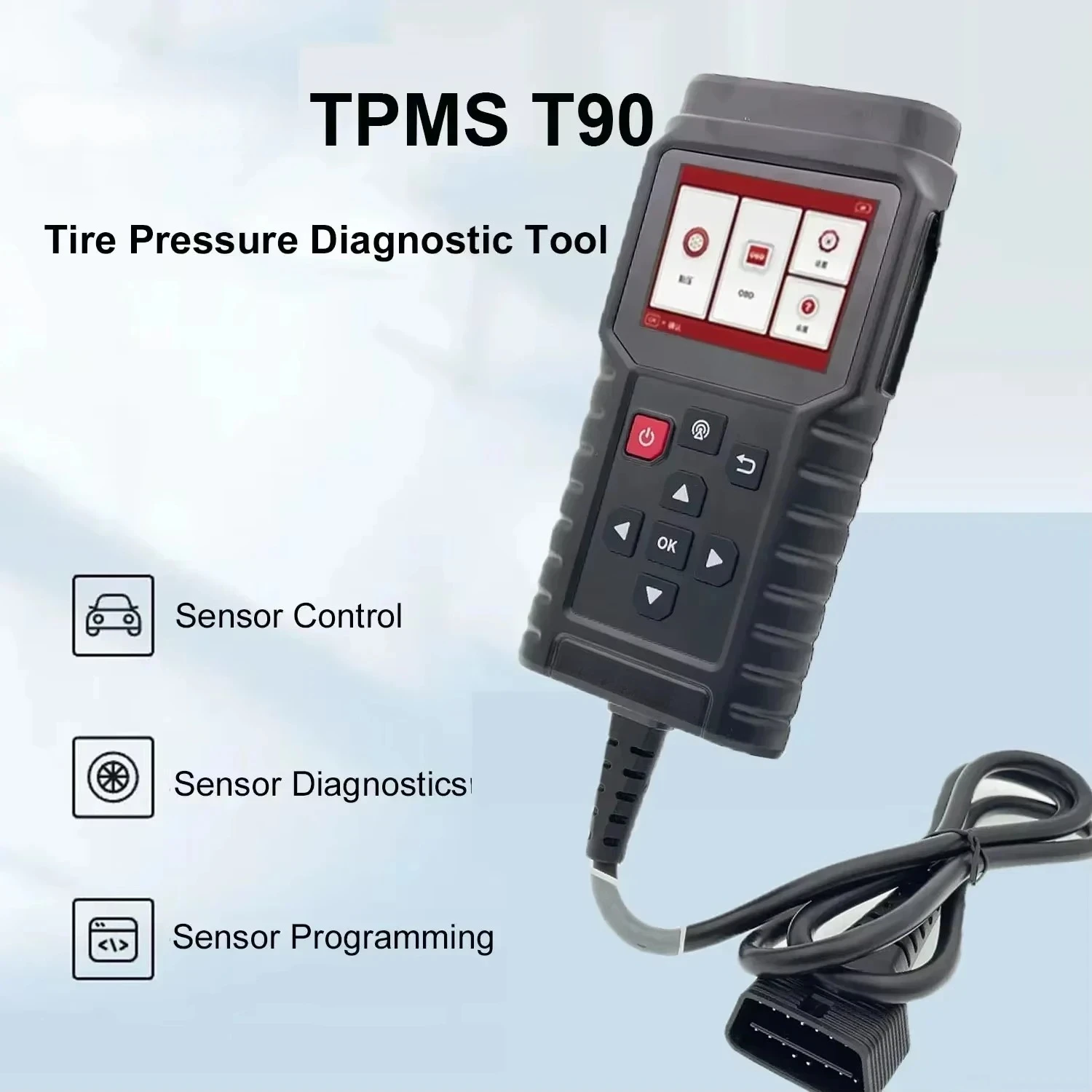MC TP T90 TPMS Programmer Car Tire Pressure Diagnosis Tool 315M/433MHz 2in1 TPMS Sensor Service Tool