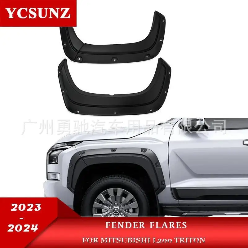 

Suitable for Foreign trade 23 Mitsubishi L200 TRITON modified wheel eyebrow pickup truck exterior wheel eyebrow accessories modi
