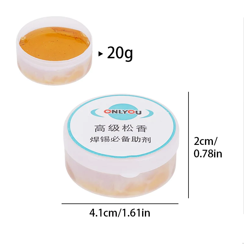 20g Rosin Flux Soldering Paste High Purity Welding Flux Soldering Tin Cream Welding Grease Paste Flux for PCB BGA PGA SMD Repair