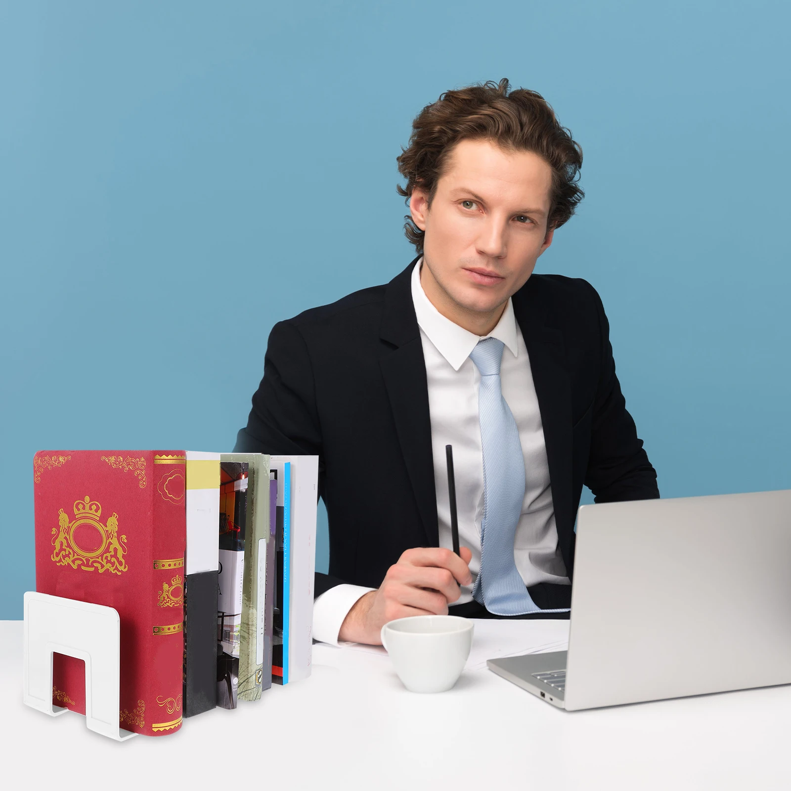 

Clear Acrylic Desk Organizer Strong Long Lasting Books Magazines Files Holder Office School Bedroom Storage Desk Organizer