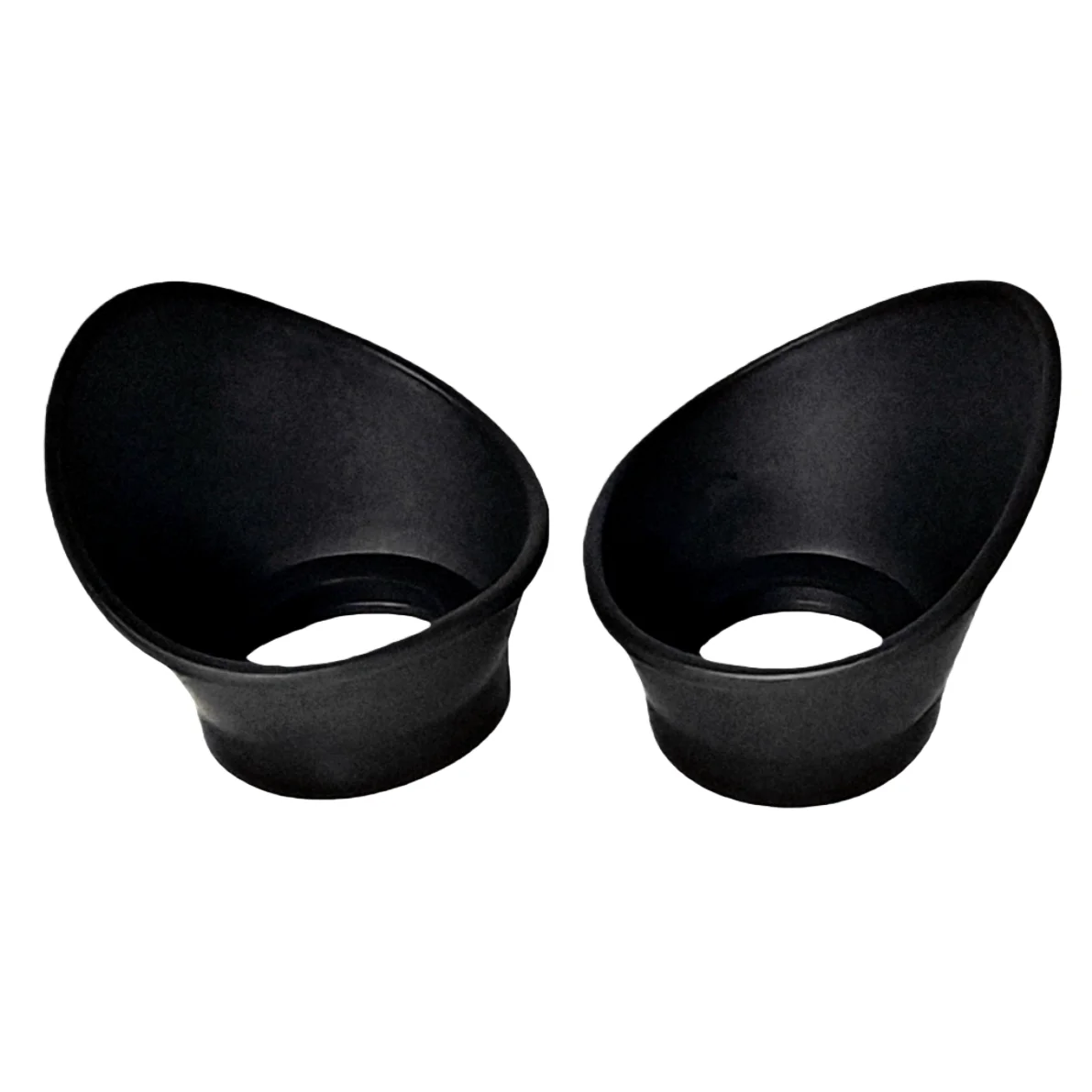 

2PC 34mm Binoculars Stereo Microscope Rubber Eyepiece Cover Shade Horn Shaped Light Shield Guard Cup Cap Eye Lens Hood