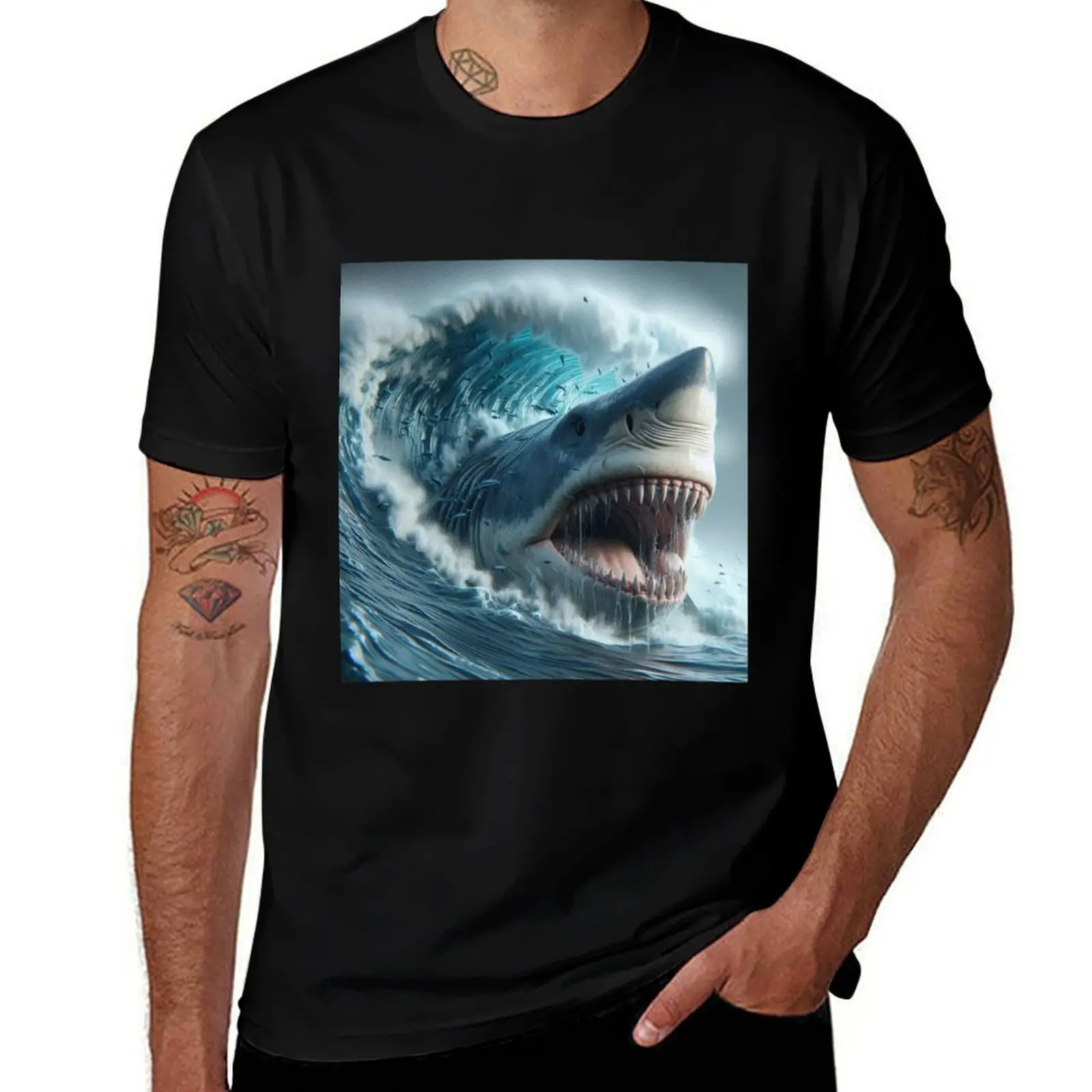

The Megadolon. T-Shirt quick drying vintage graphic tee custom shirt mens plain t shirts