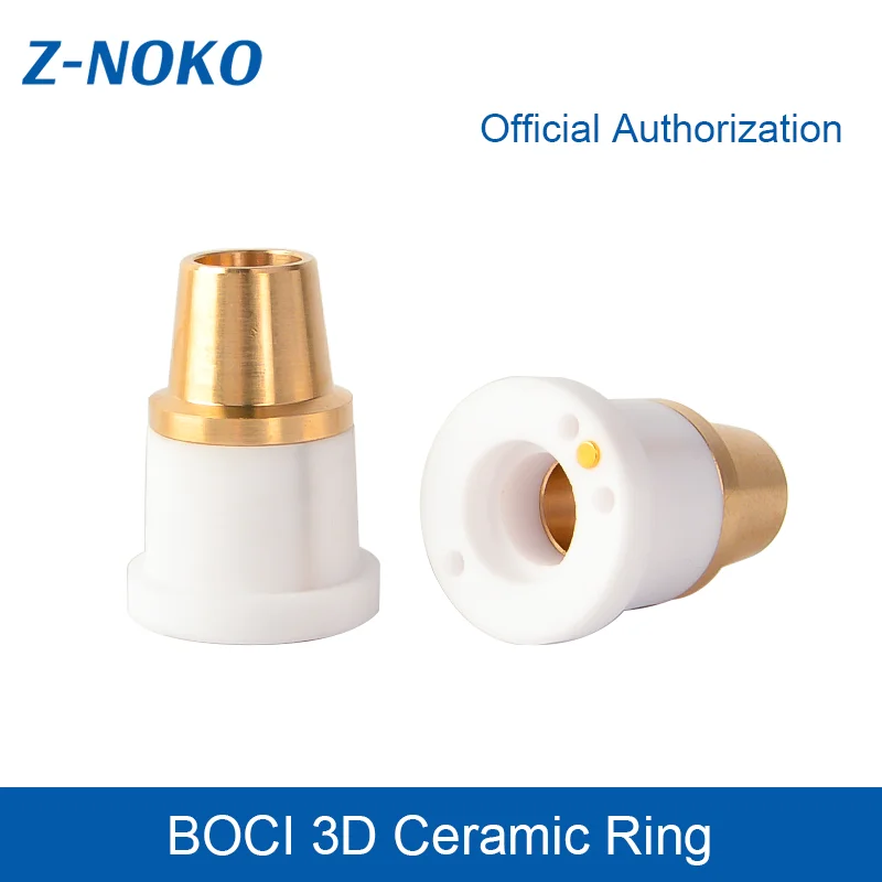 ZNOKO Laser Ceramic Ring of Laser Nozzle Holder High Power for BOCI Fiber Laser Cutting Machine Head Welding Nozzles Parts