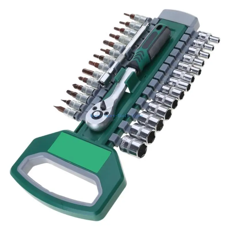 

K43C Ratchet Spanner Set Featuring Ergonomic Handle And Corrosion Resistant Surfaces