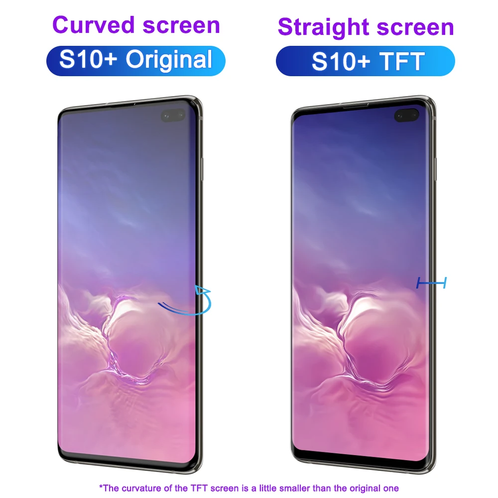 New TFT For Samsung S10 G973F/DS LCD Display Touch Screen Digitizer Replacement For Samsung S10 plus G975F Display Screen image 2