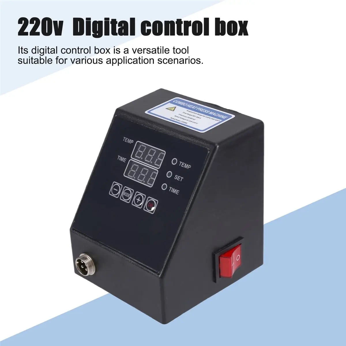 DT81 220V for Mug/Plate/Stone Photo/T-Shirt Heat Press Machine Digital Control Heat Press Machine Temperature Control