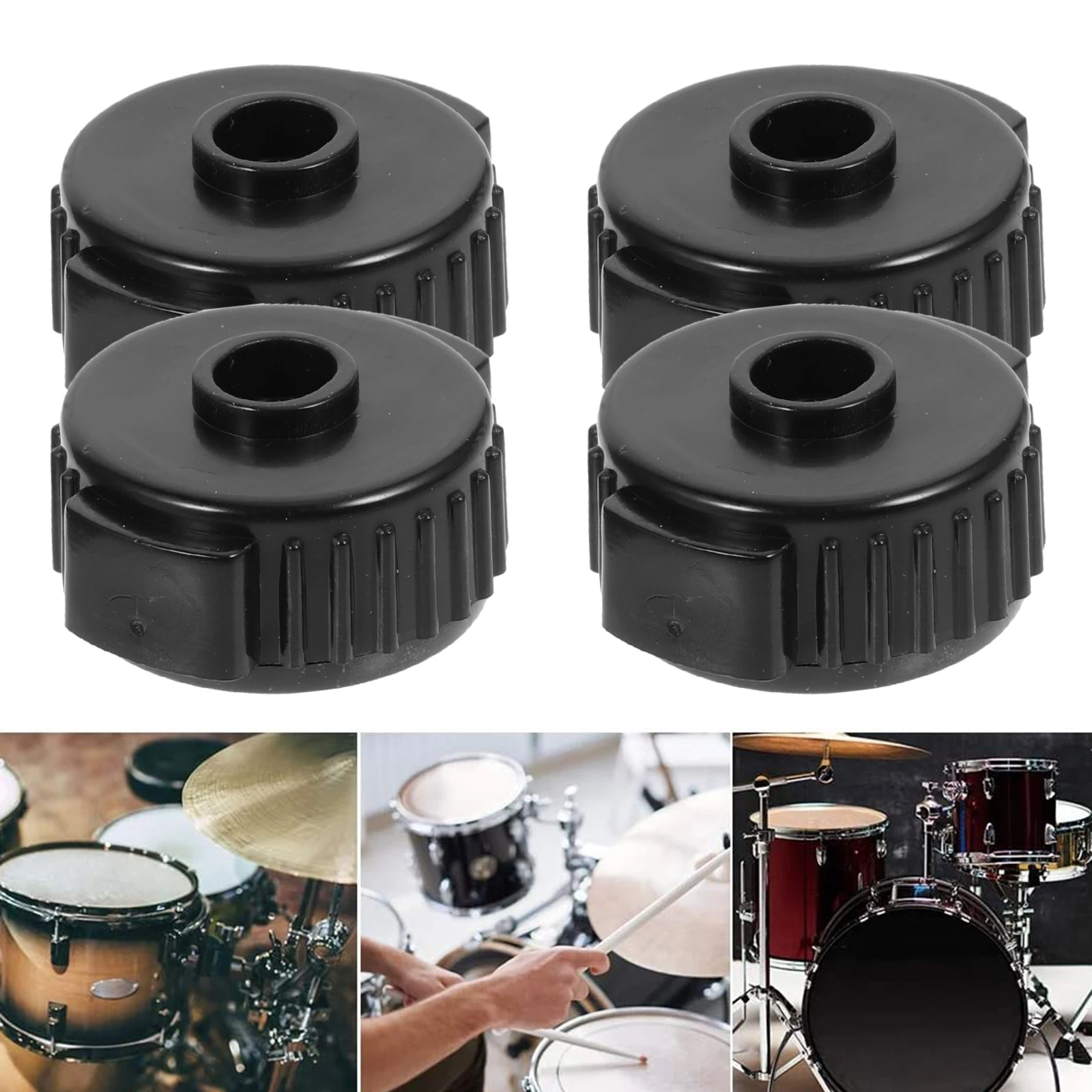 

5 Pcs Quick Release Hat Premium Materials Cymbal Nuts Drumming Accessories Universal Plastic Assembly for