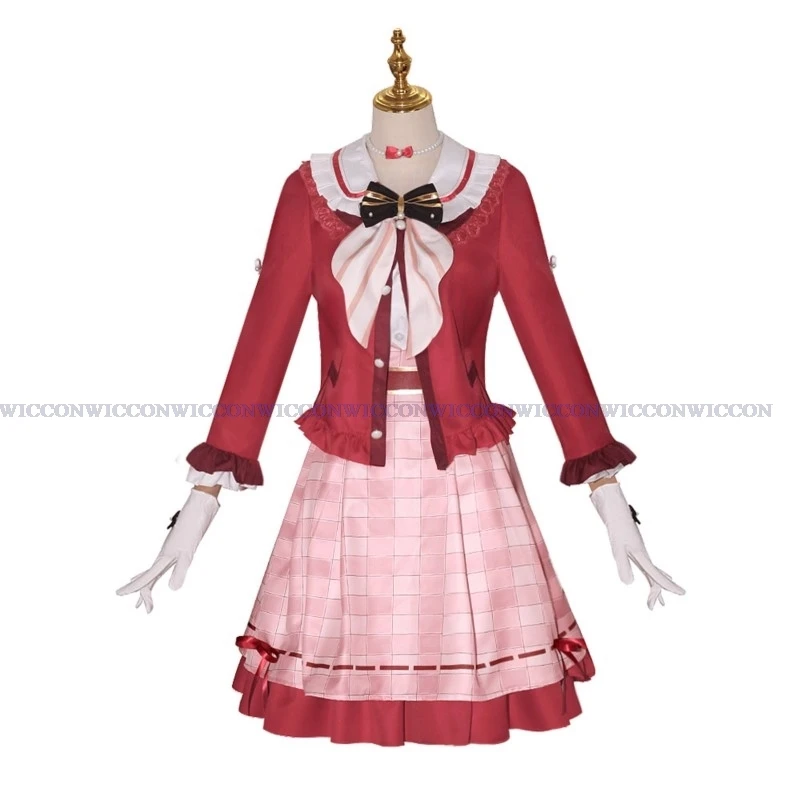 

Sangonomiya Kokomi Cosplay Co-SUSHIRO Genshin Impact Costume Girls Skirt Uniforms Carnival Halloween Outfit Dress Wig Full Set