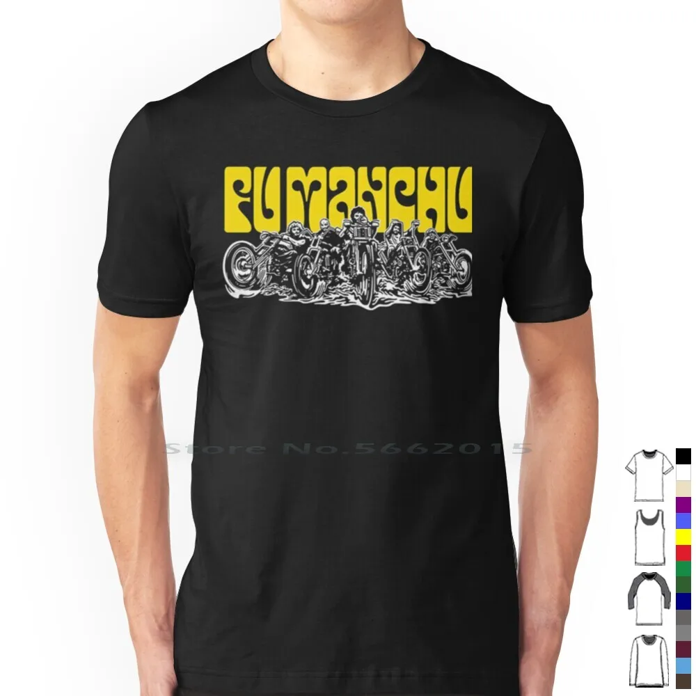 Emperor Fu Manchu T Shirt 100% Cotton Fuzz Wah Sax Rohmer Emperor Fu Manchu Grindhouse Shang Chi Short Long Sleeve Tee Top