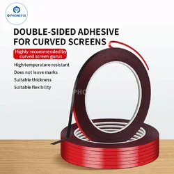 10M Double Sided Adhesive Tape 2MM-10MM Width for Sealing The Back Cover of Cell Phones Touch Screen Tablet Sponge Back Adhesive
