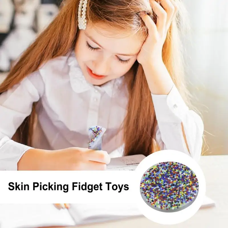 Skin Picking Fidget Cat-Shaped Pick Pad For Skin Pickers Trichotillomania Fidget Toys & Sensory Experience Say Goodbye To Skin