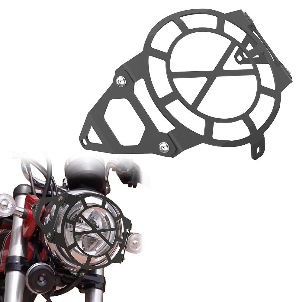 

For Honda Monkey 125 2018-2024 DAX125 2022 2023 2024 Motorcycle Headlight Grill Cover Mesh Front Head Light Lamp Protector Guard