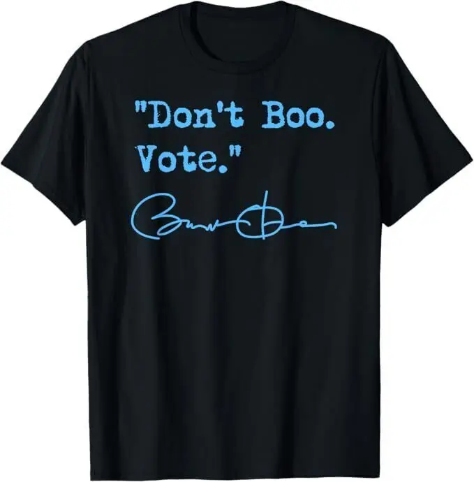 Don't Boo Vote - Barack Obama Funny Unisex T-Shirt