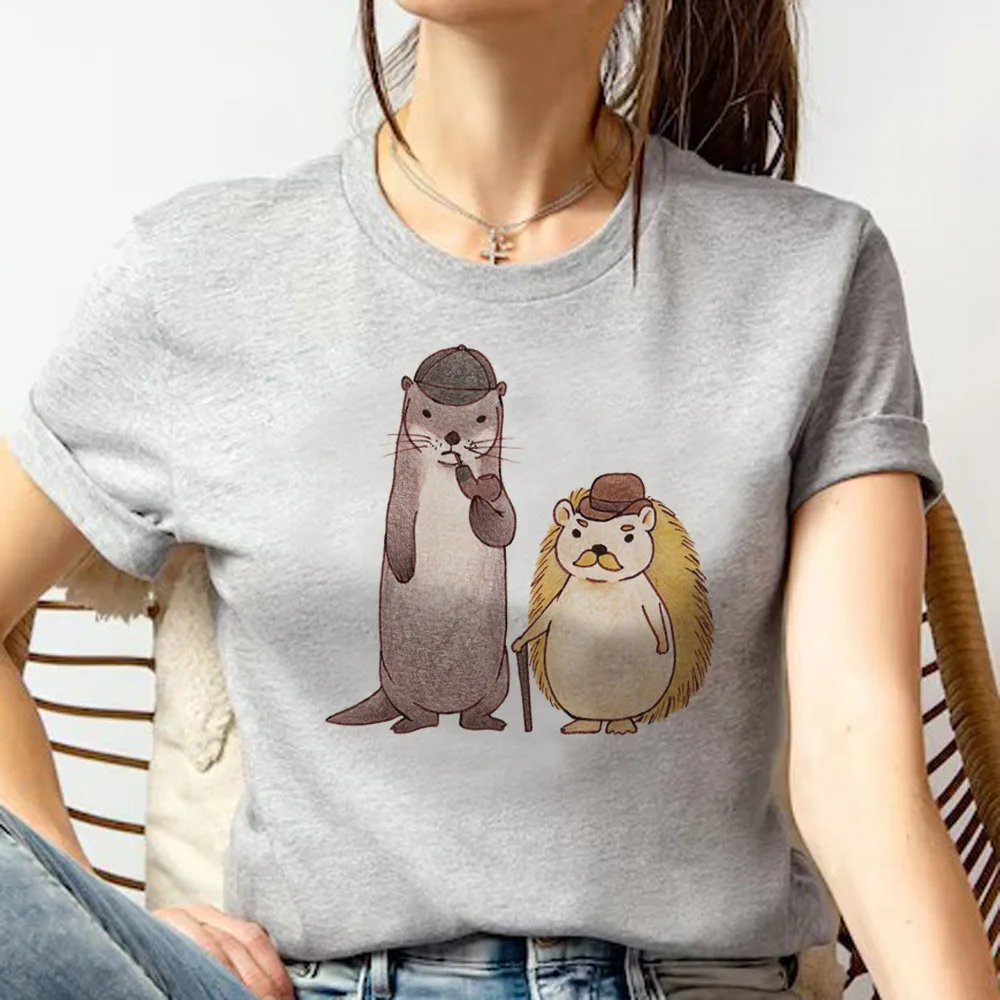 Otters Tee women streetwear tshirt girl comic harajuku 2000s clothing