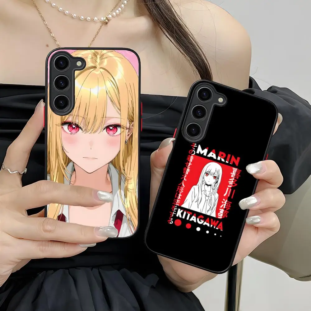 Anime Marin Kitagawa Phone Case for Samsung Galaxy S26 S25 S24 S23 S22 S21 Plus FE Ultra Skin Feel Shockproof Cover