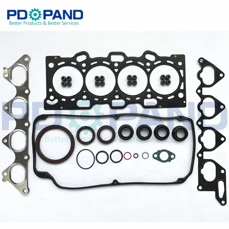 Engine Overhaul Rebuilding Gasket Seal Kit for Mitsubishi CARISMA 1.6L DA1A LANCER CJ-CP CS-W CE MIRAGE CK-A FTO DE2A 1.8L 2.0L