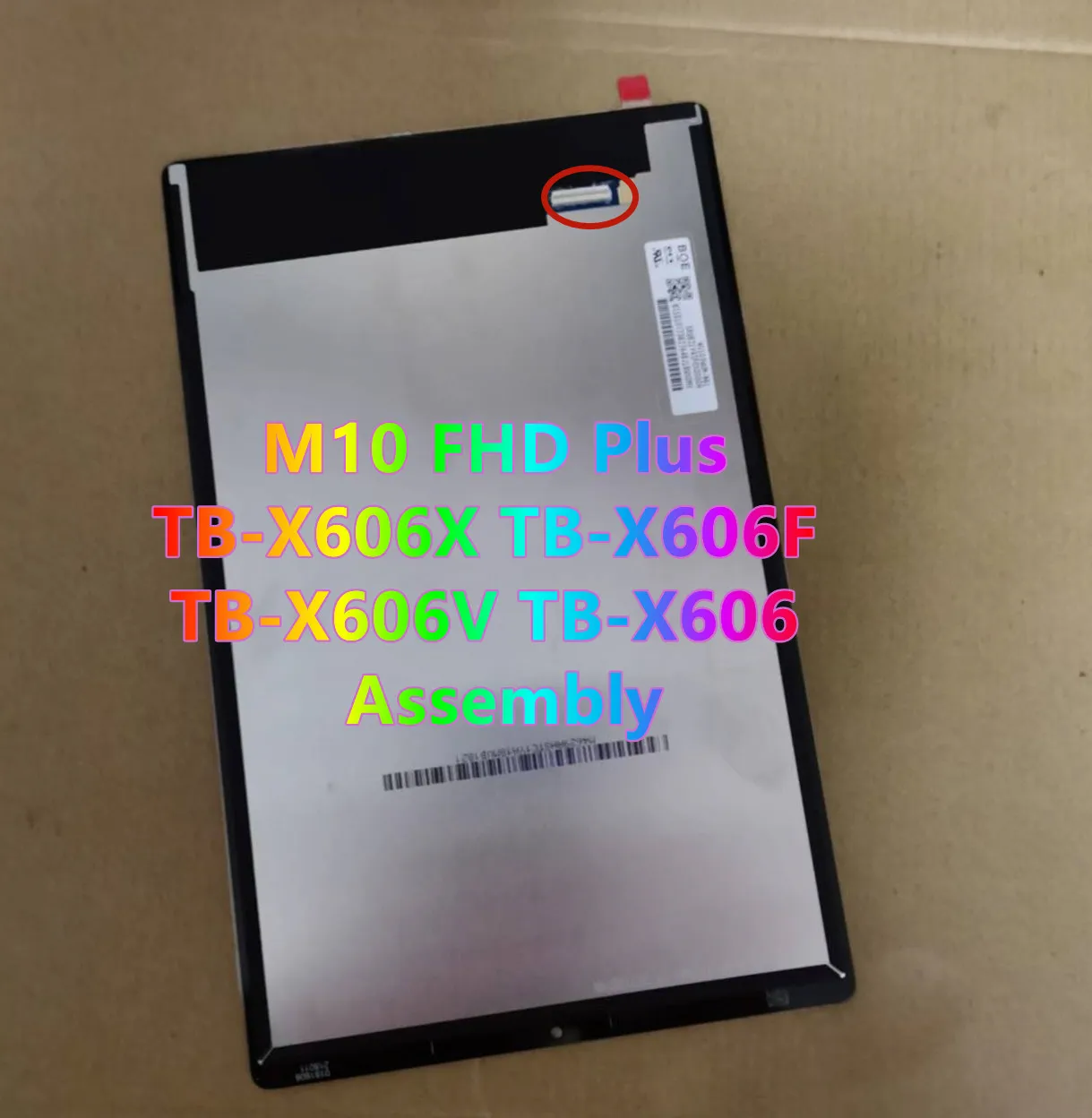 10.3 Inch For Lenovo Tab M10 Plus TB-X606X TB-X606 TB-X606F TB-X606V LCD Display Touch Sreen Digitizer Assembly Replacement Test