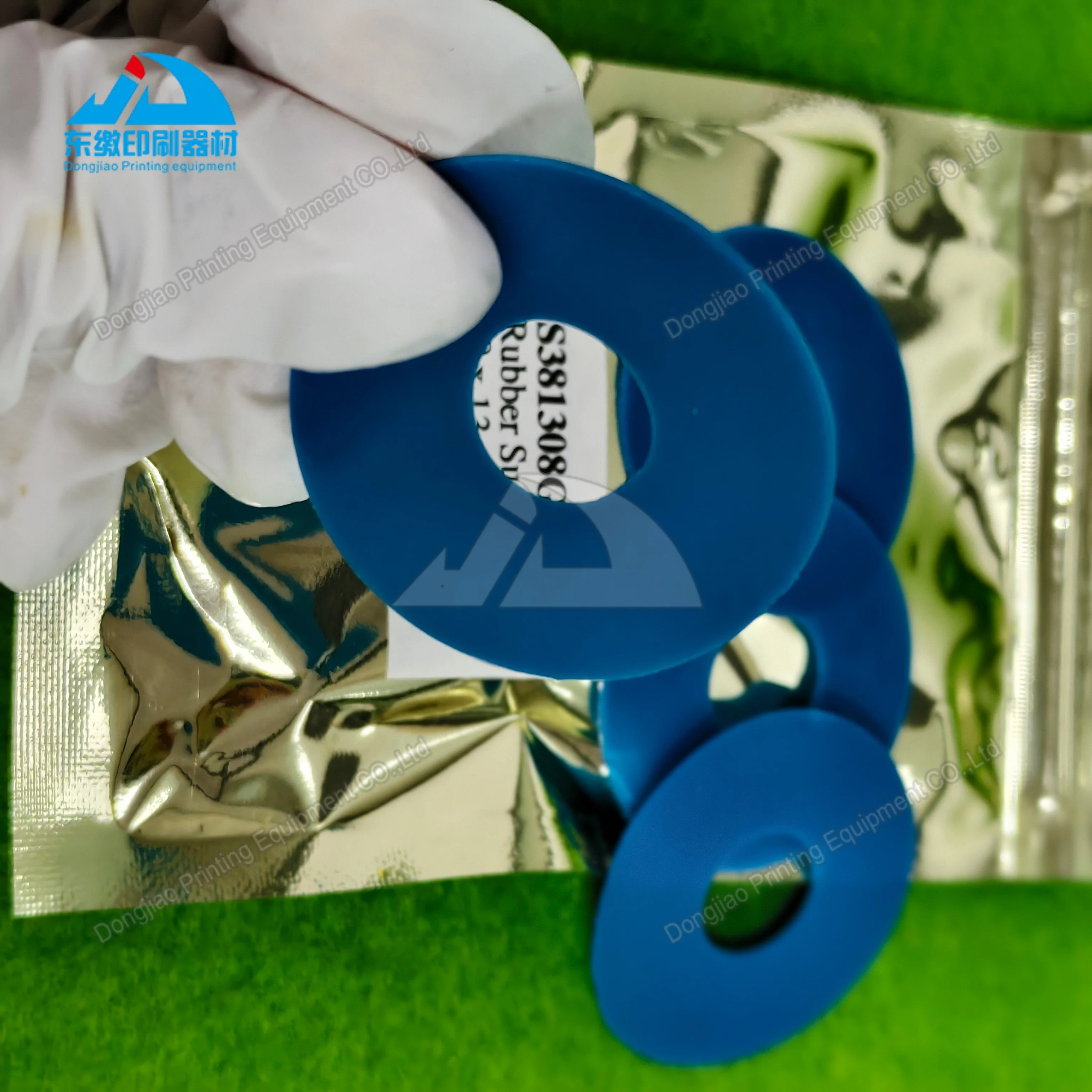 

Резиновая присоска 38x13x0,5 мм, синяя расходные запасные части для офсетной печатной машины, резиновые присоски