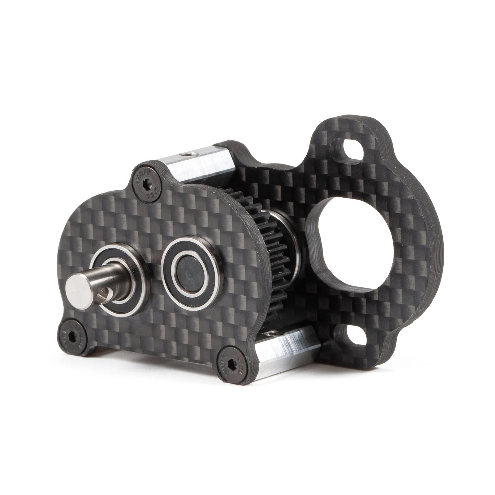 48P 29g Ultra-Light Portal Transmission Black Carbon Tiny Gearbox for 1/10 LCG Chassis Comp Builds Rigs