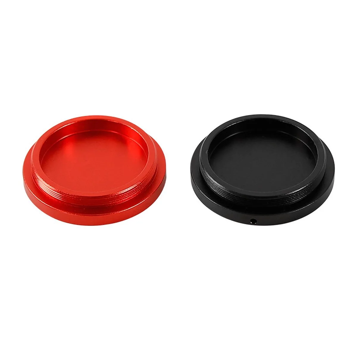 M42x0.75 Male Thread Metal Dust Cap Telescope Protective Cover with Anti Lost Lanyard for Extension Tube Astronomy Accessories
