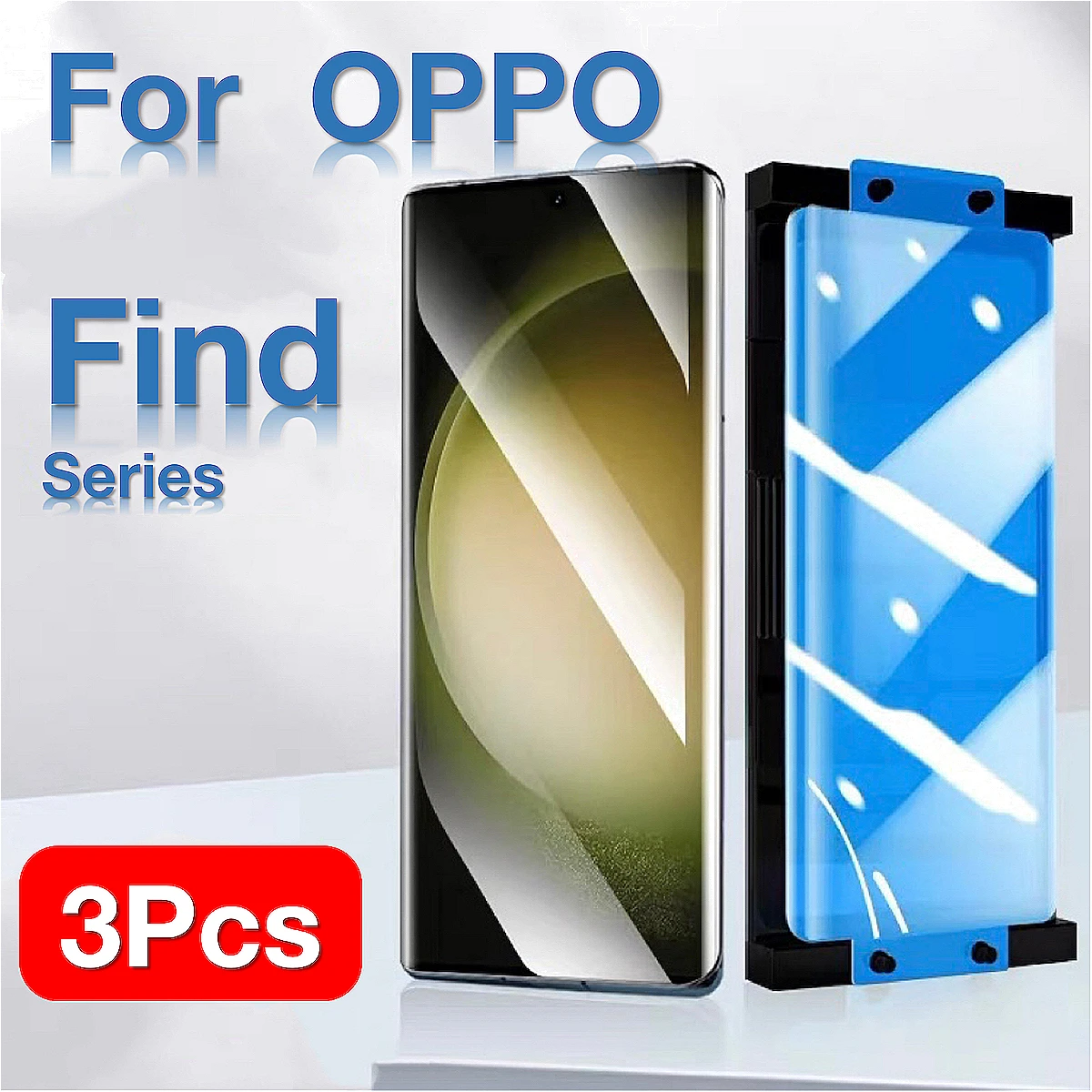 Miaotiemo 3Pcs For OPPO Find X7 Ultra X6 X5 X4 X3 X2 Pro Screen Protector with Kit ,Not tempered glass