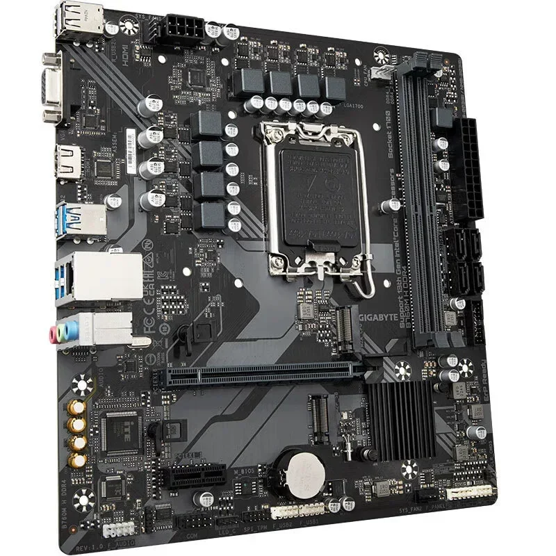 

B760M H DDR4 desktop computer main board for CPU 12400F/13400F/13600KF