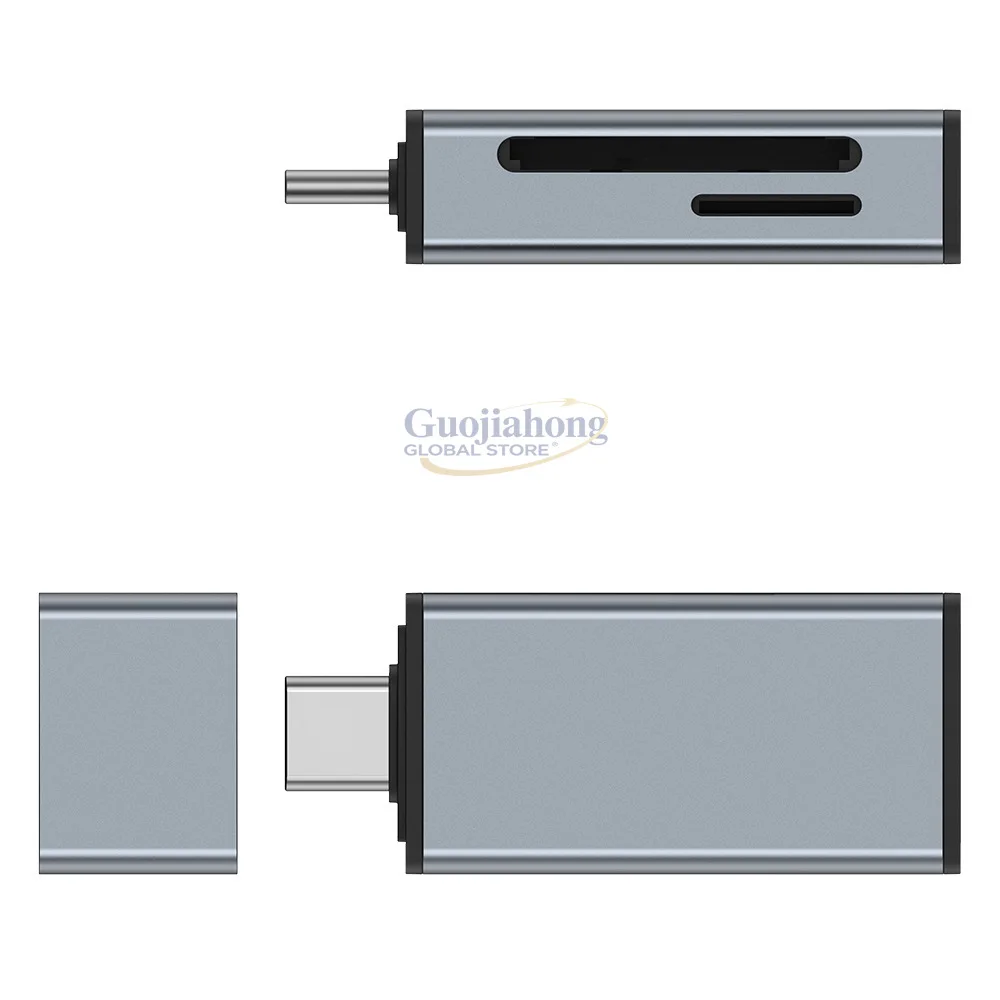 

Cross-border private mold USB-C , metal case 3.0 high-speed read and write type c mobile phone tablet TF SD