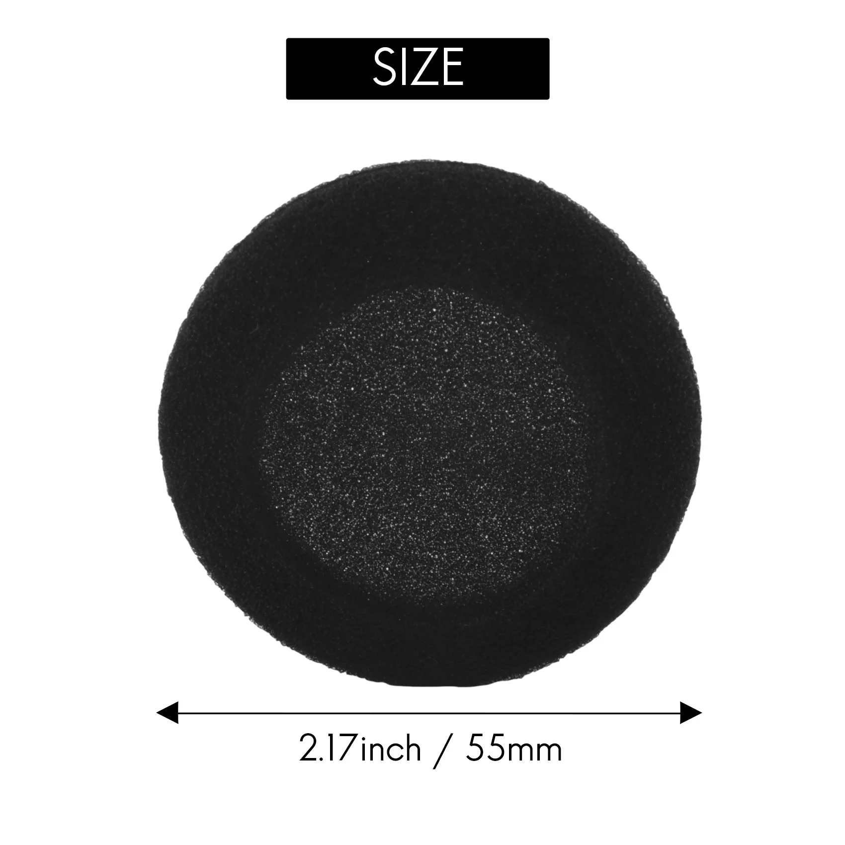 10 шт. губки, защитные меры, мягкие черные амбушюры, подушка для наушников 5 см