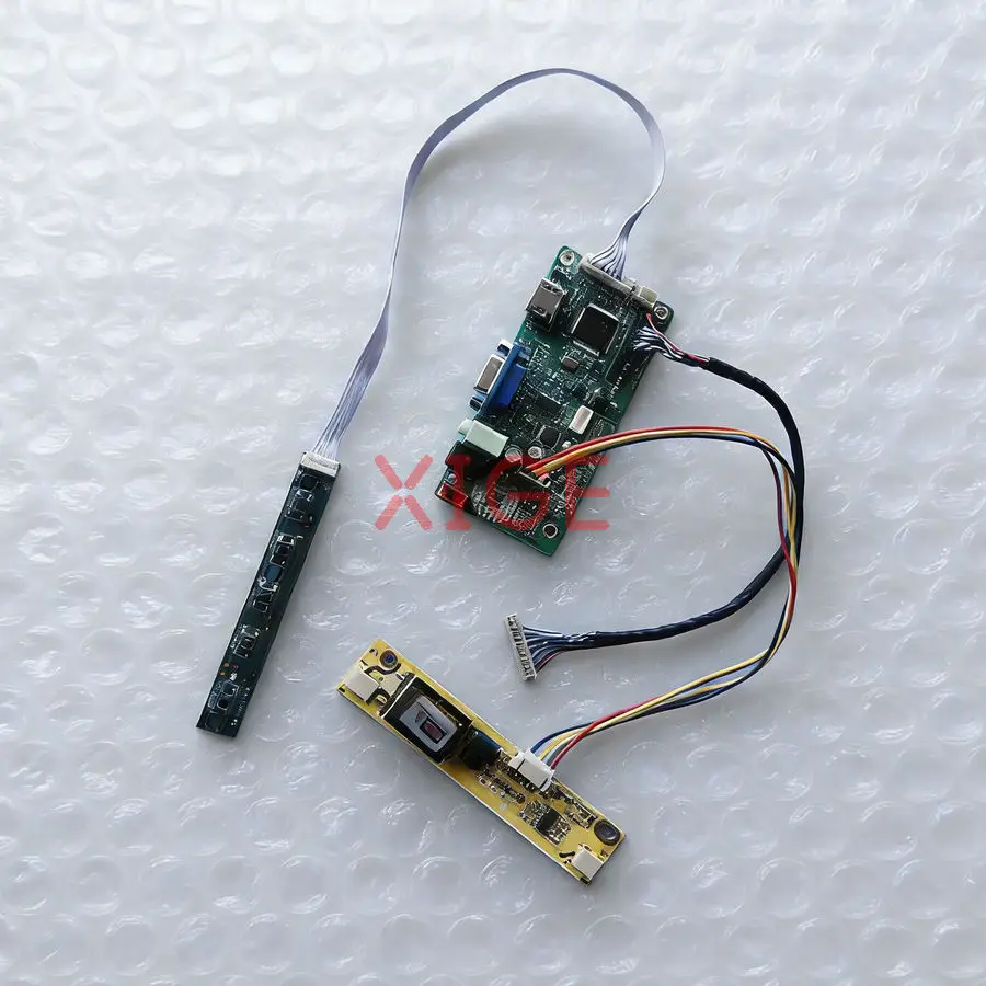 For LTM150XO LTM150XS SVA150XG TM150XG LCD Monitor Controller Drive Board Kit DIY 1024x768 LVDS 20-Pins HDMI+VGA 1024*768 2-CCFL