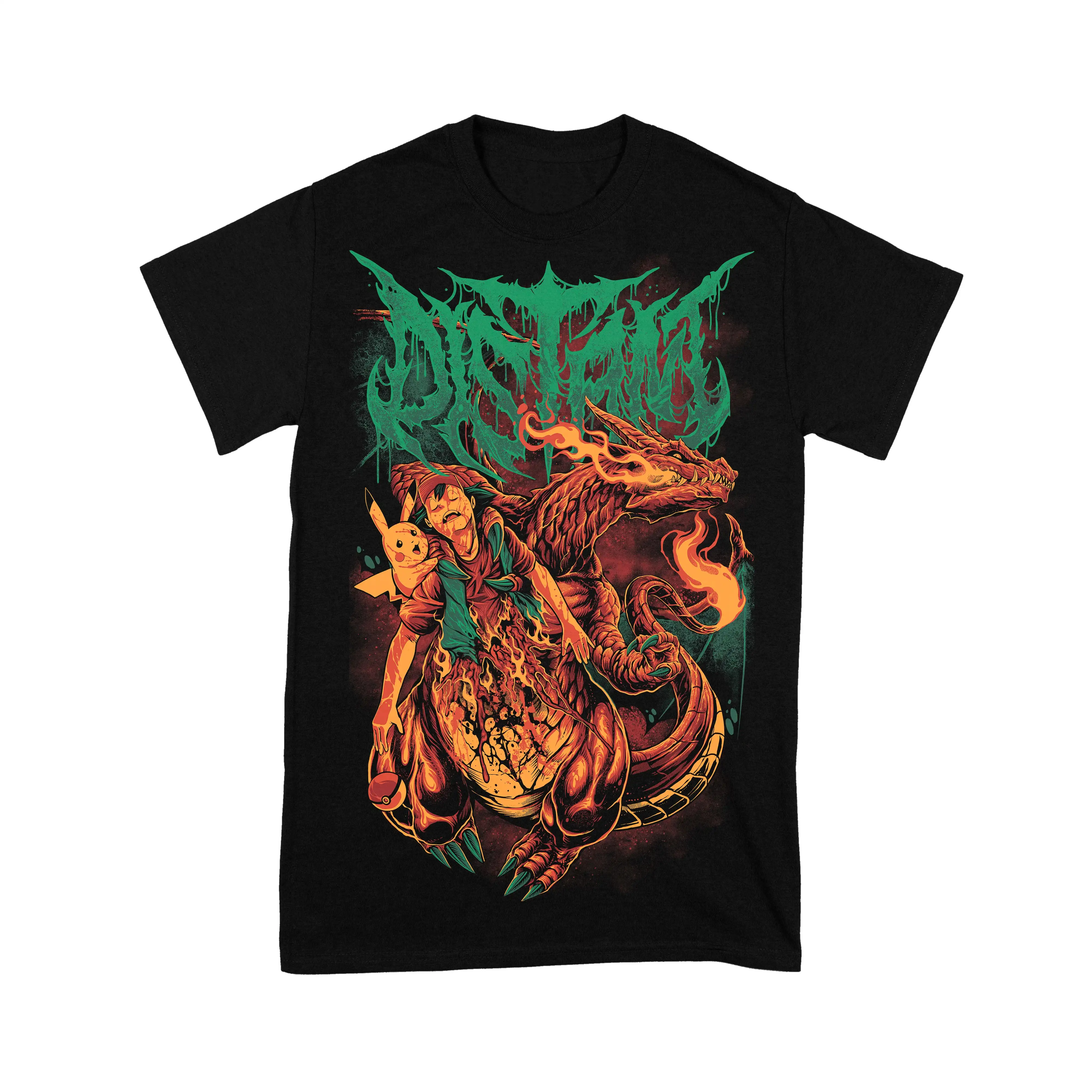 Distant Breakdowns Band T-Shirt 100% Cotton Graphic Tee Men Women Summer Streetwear Top