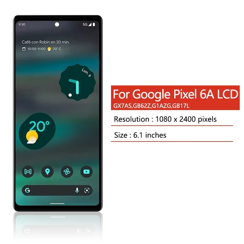 TFT Screen For Google Pixel 6A LCD For Google Pixel 6a Lcd GX7AS