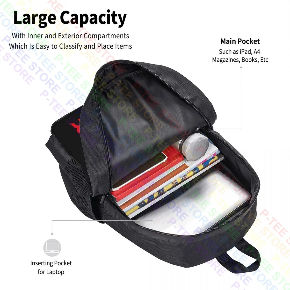 The Pit (Cukur) mochila de gran capacidad, bolso de mano creativo para gimnasio