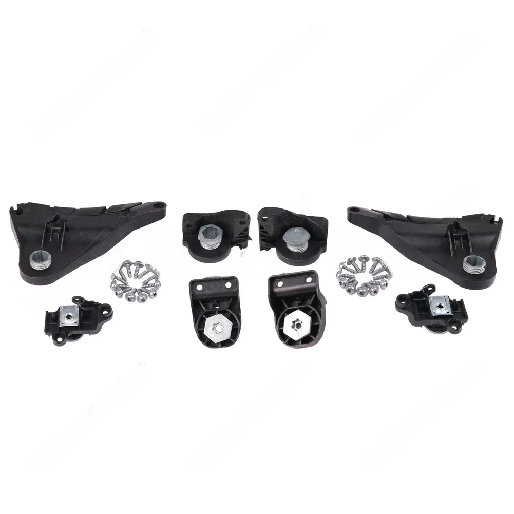 W206 Headlight Fix Headlight Repair Kit For Damaged Headlight Repair Black Pressure Resistant Left And Right Set