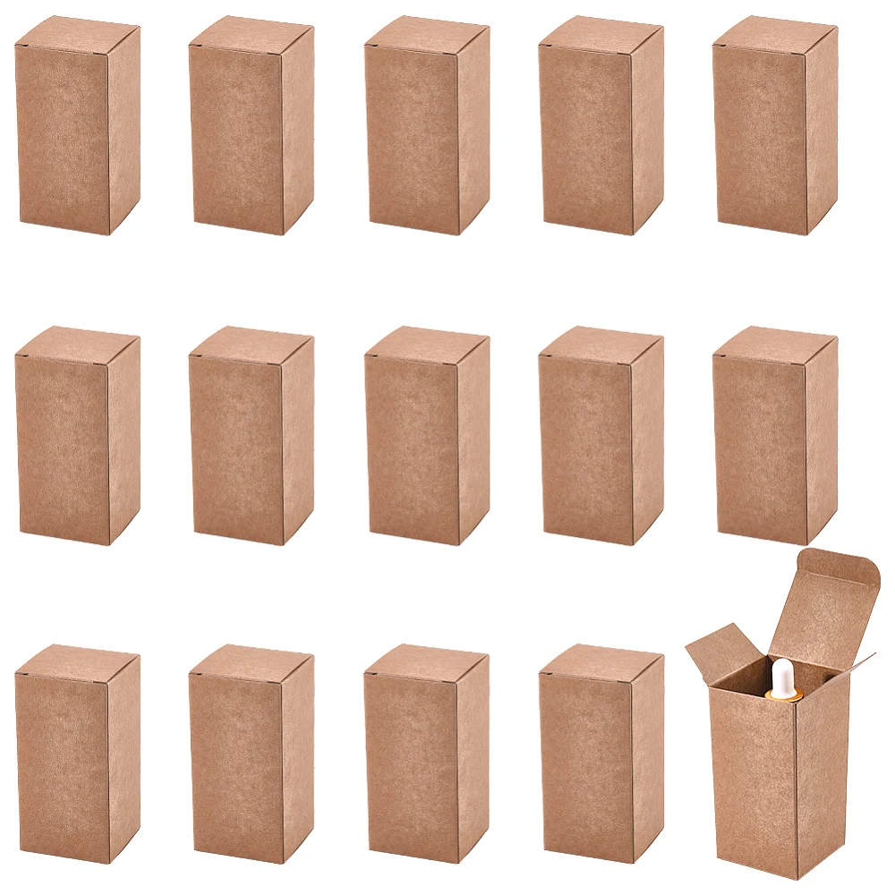 60Pcs Paper Gift Boxes 2x2x4in Bulk Cardboard Gift Boxes with Lids Rectangular Small Recycled Paper Box for Candle Packaging