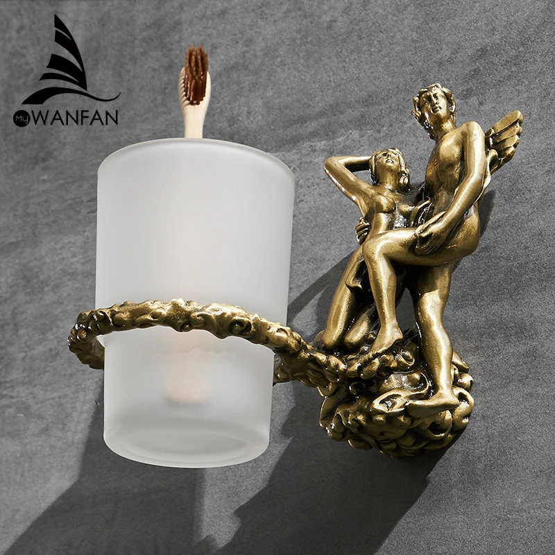 Imagem -06 - Wall-montado Romântico Banheiro Chuveiro Hardware Grupo Anel de Toalha e Robe Hooktoilet Paper Holder Toalha Bar Mb0810b