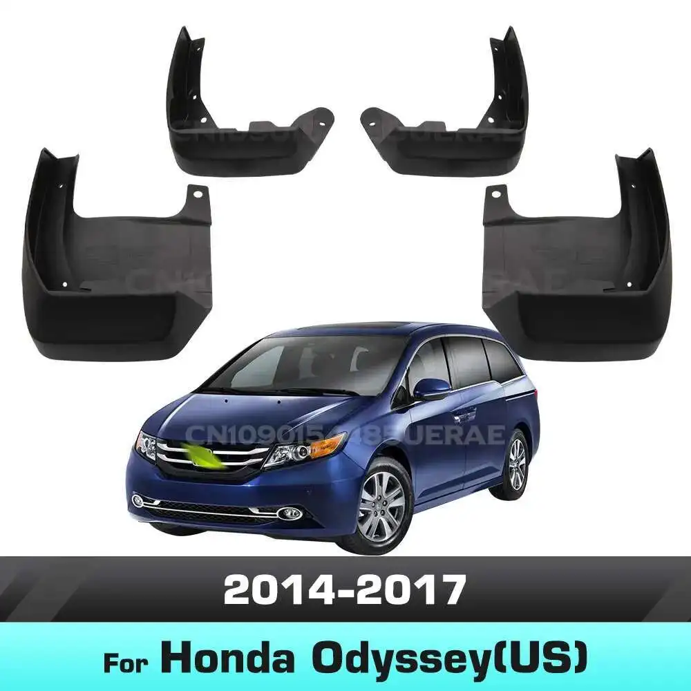 

For Honda Odyssey(US) 2014 2015 2016 2017 Fender Mudguard Mud Flaps Guard Splash Flap Mudguards Car Accessories