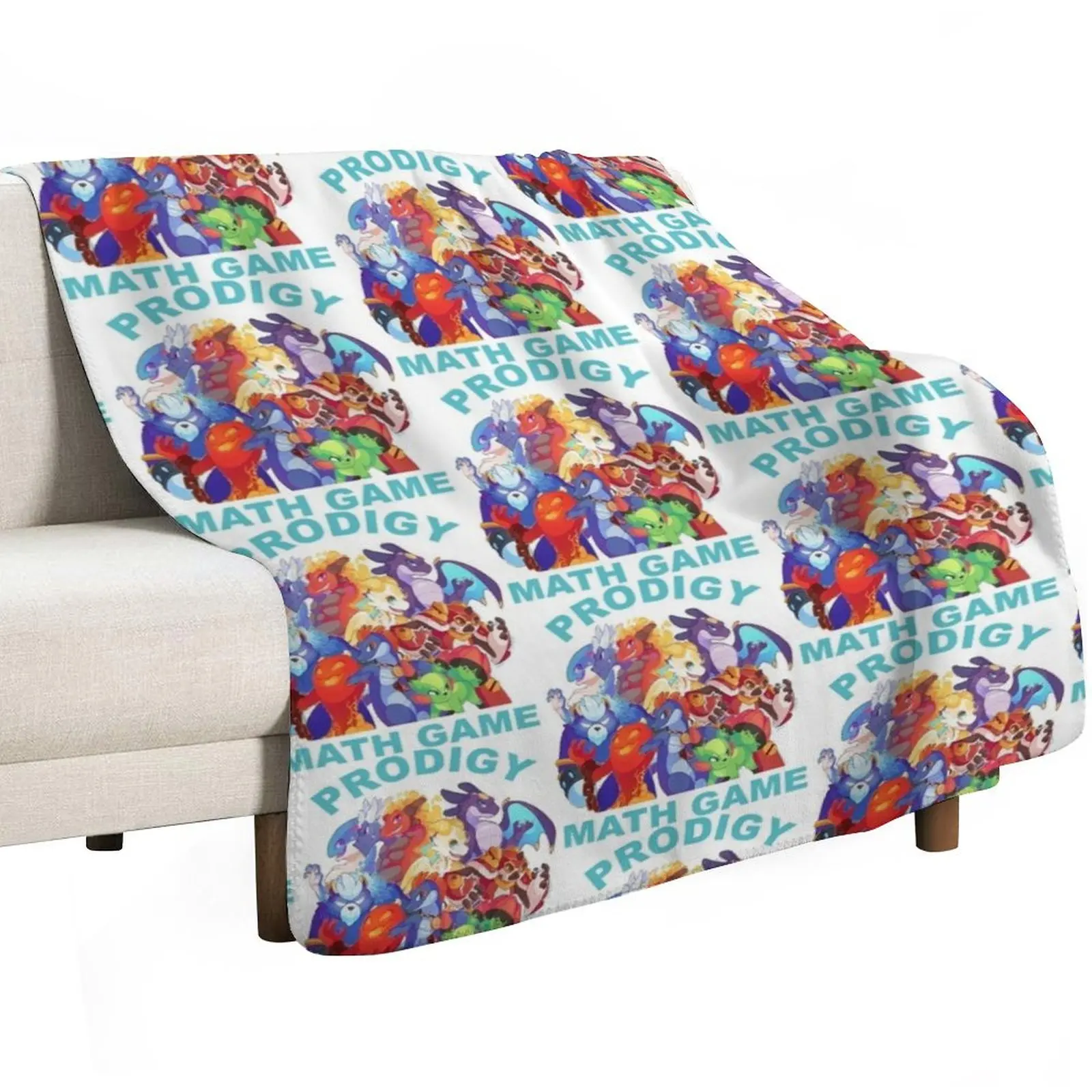 Prodigy Math Game Math Practice Gaming Rare Pets Gift For Kids Throw Blanket Retros Tourist Multi-Purpose Blankets
