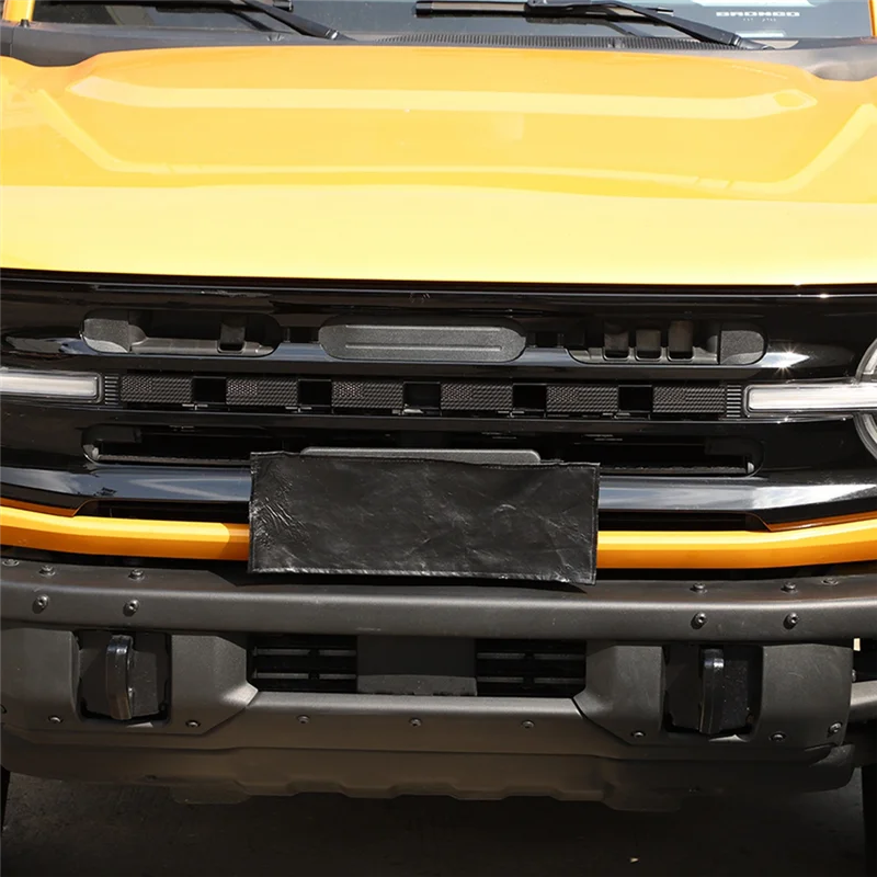 

Front Grille Letter Emblem Overlay For Ford Bronco 2021-2024 Front Badge Upgrade Exterior Accessories-AB36
