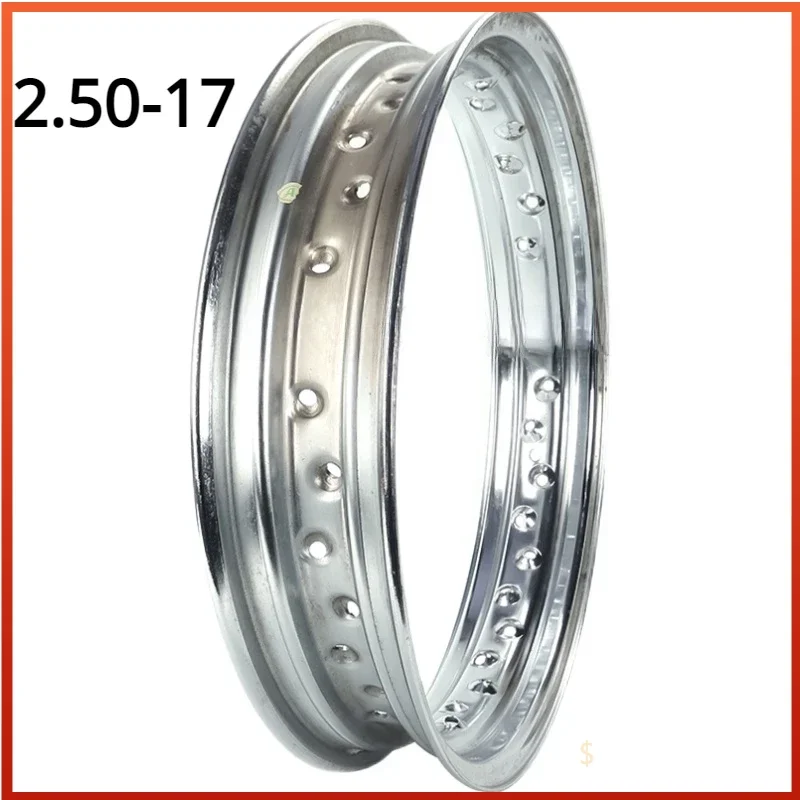 

Retro Off-road Motorcycle Modification 2.50x17 3.00x17 3.50X17.36 Hole Aluminum Alloy Widened Steel Ring