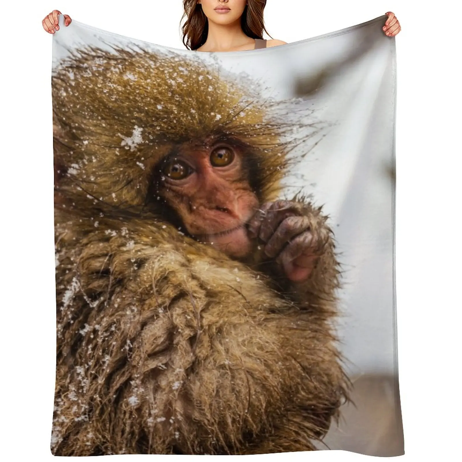 رمي قرد الثلج، بطانيات ثقيلة، أرائك للديكور، بطانيات مرجحة للسفر #1