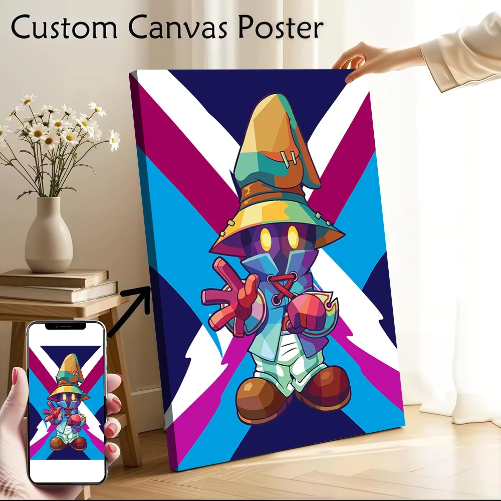 Póster de lienzo de Vivi Ornitier, imágenes personalizables, arte de pared, pintura en lienzo para decoración de dormitorio, carteles para el hogar, arte para sala de estar