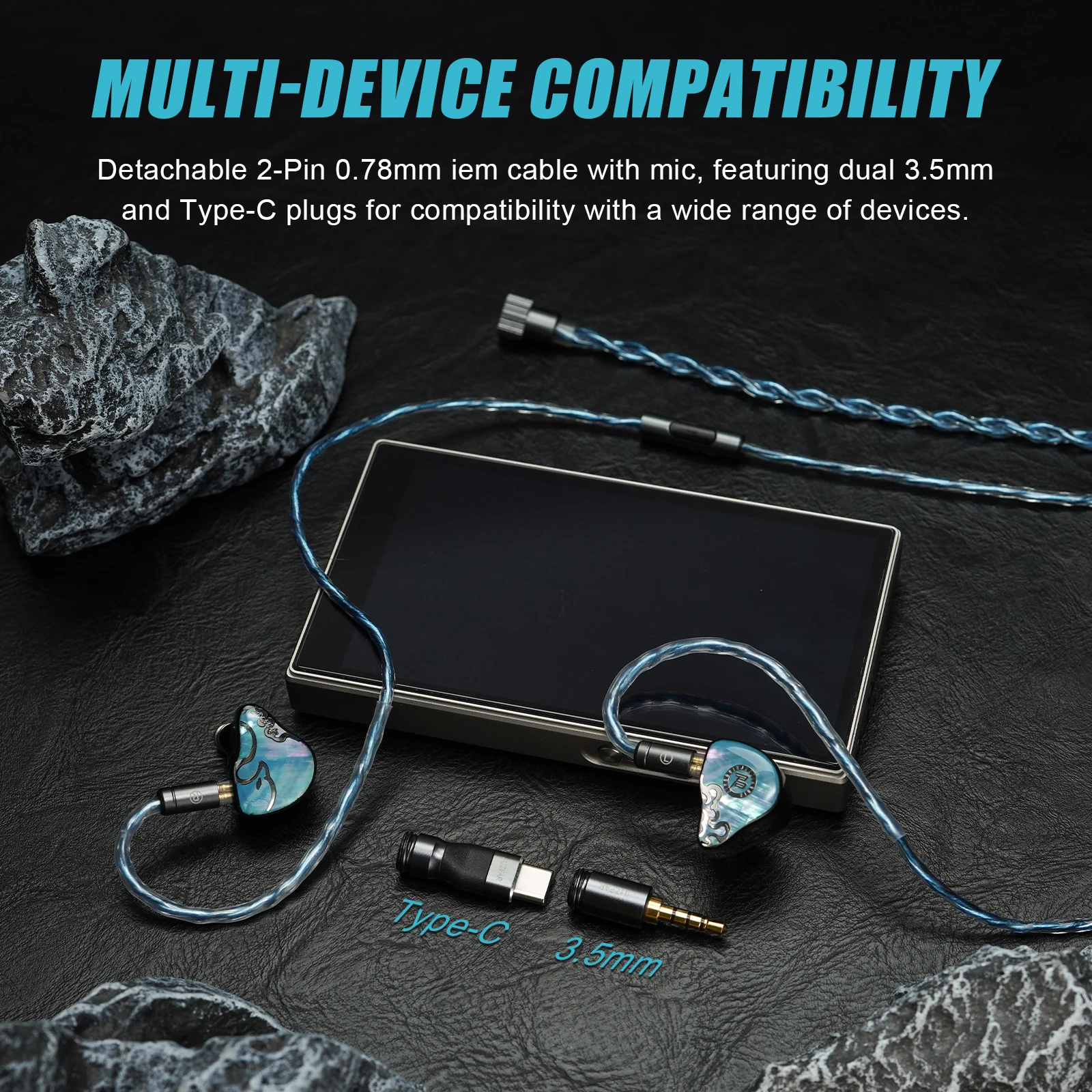 HiFiGo Juzear x Z 리뷰 Defiant Gaming Fidelity 1DD+3BA IEM 게이밍 튜닝 교체 가능 플러그 타입-C 3.5mm 마이크 …
