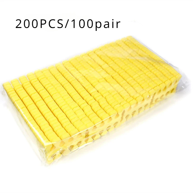 100,200 piezas/paquete Separadores de dedos para uñas de pies y manos Esponja suave para uñas Herramientas de belleza UV Gel Kit de manicura y pedicura 4