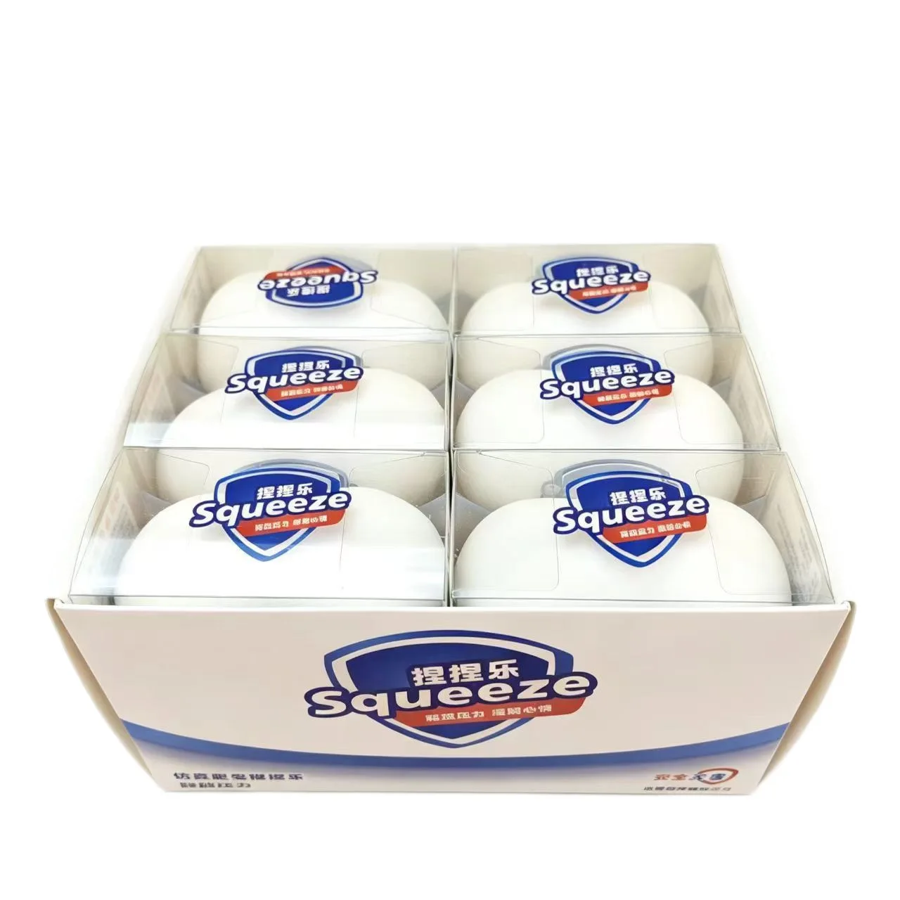Building Block Handsmade Peanut Ball Squishy Stress Ball Filled Soft Squeeze Fidget Toy Anti-Stress Anxiety Relief Decompression view 6