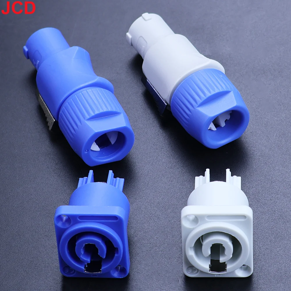 Image of 1PC Powercon-Stecker, 3-polig, 20A, 250V, NAC3FCA, NAC3FCB, männlicher Stecker für elektrische Bohrmaschine, LED-Bildschirm, Bühnenbeleuchtung, Stromanschluss
