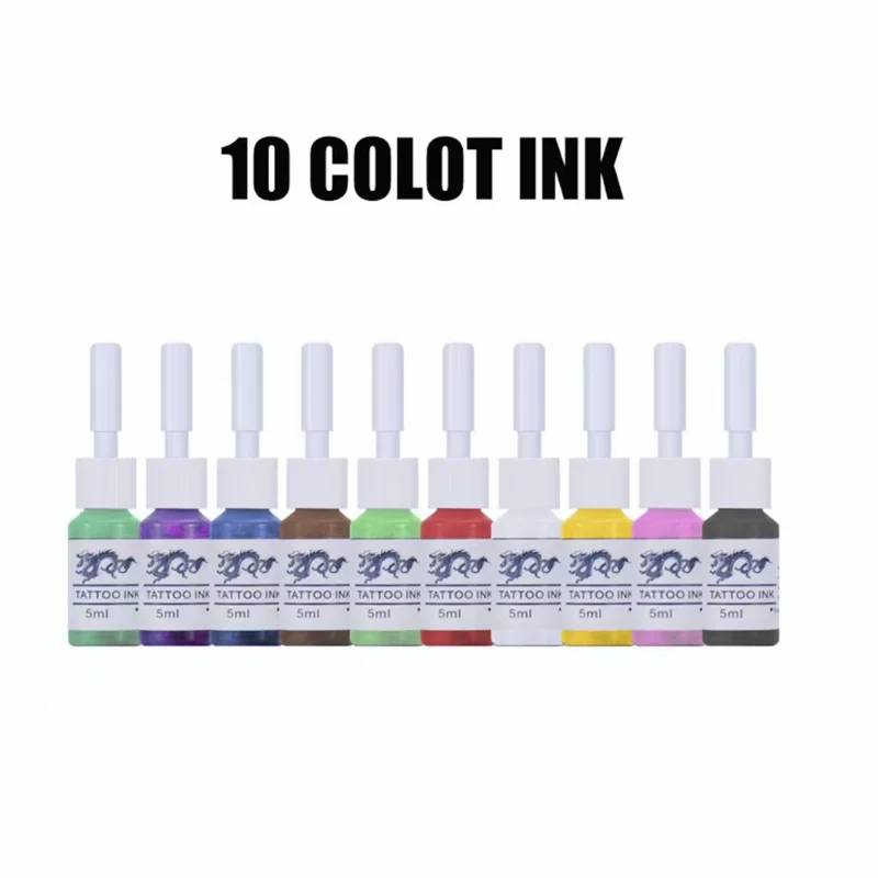 Professional 5ml Tattoo Ink Pigment Body Art Beauty Paints Makeup Tattoo Supplies Semi-permanent Eyebrow for Body Art Paint